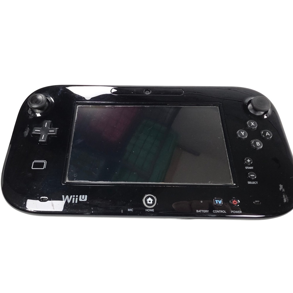 Nintendo Wii U GamePad Controller Black WUP-010 Replacement Game Pad